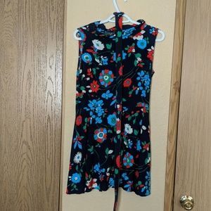 60s style mod mockneck dress